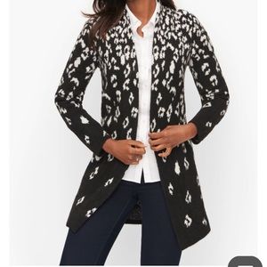 Talbots Cardigan duster sweater coatigan